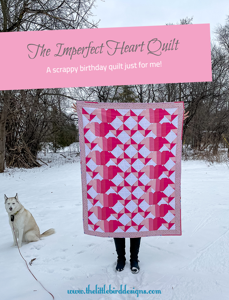 The Imperfect Heart Quilt - The Little Birds Designs
