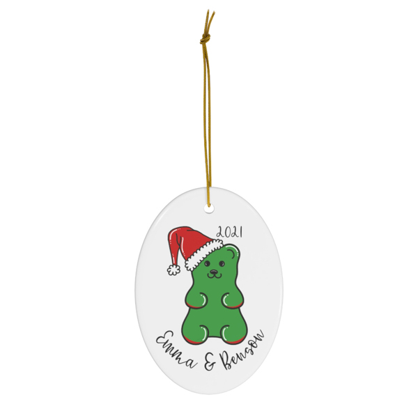 Gummy Bear Custom Ornament- The Little Bird Designs
