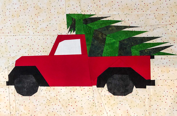 Original Little Red Christmas Truck - Little Red Christmas Truck Pattern - The Little Bird Designs